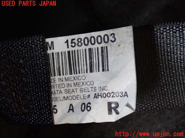 2UPJ-9241107155]ハマーH3(不明)右2列目シートベルト 中古_2