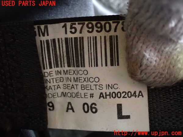 2UPJ-9241107185]ハマーH3(不明)左2列目シートベルト 中古_2