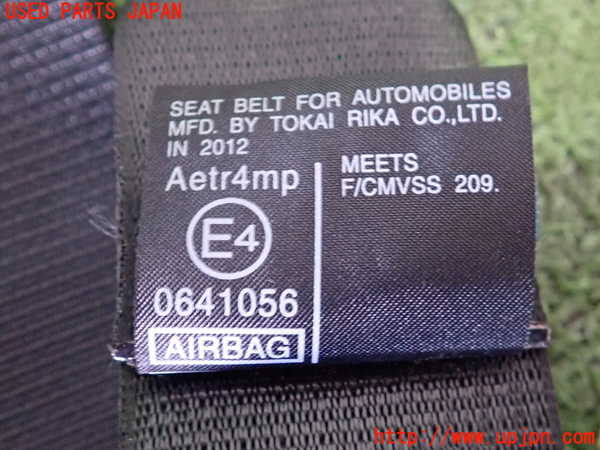 2UPJ-9241127075]レクサス・GS250(GRL11)助手席シートベルト 中古_4