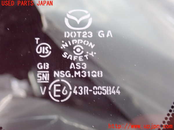 2UPJ-9241141380]CX-5(KF2P)右クォーターガラス 中古 NSG M31Q8 43R-005844_3