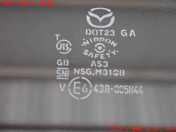 2UPJ-9241141382]CX-5(KF2P)左クォーターガラス 中古 NSG M31Q8 43R-005844_3