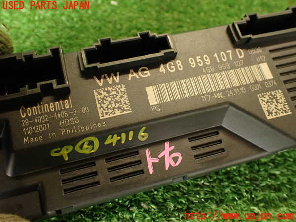 2UPJ-9241166151]アウディ・A7 スポーツバック(4GCGWC)コンピューター6 中古 4G8959107D_4