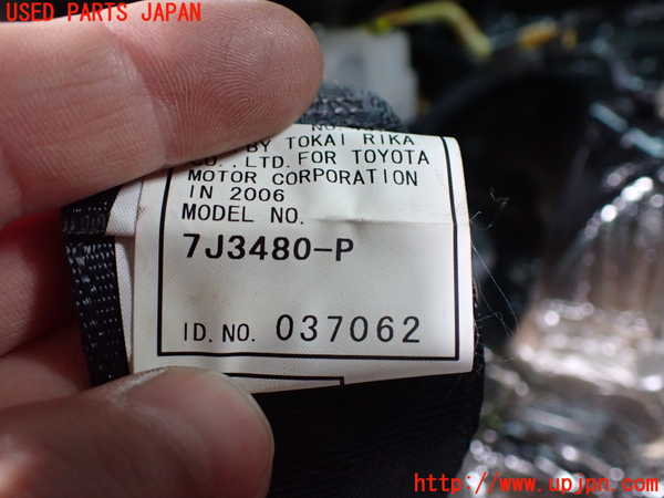 2UPJ-9241187155]セルシオ(UCF31)右2列目シートベルト 中古_3
