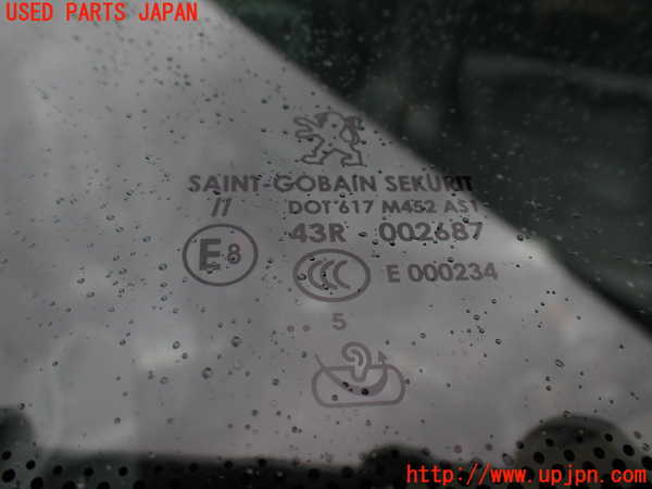 1UPJ-9241221195]プジョー・RCZ(T7R5F02)フロントガラス 43R-002687 M452 中古_3