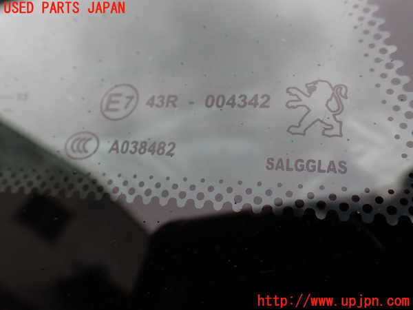 1UPJ-9241221380]プジョー・RCZ(T7R5F02)右クォーターガラス 43R-004342 中古_3