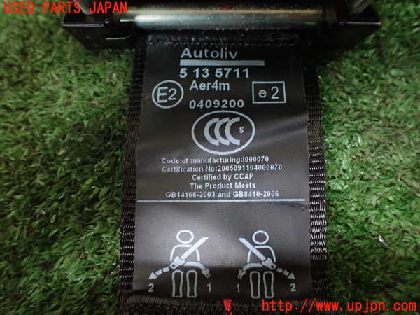 1UPJ-9241227155]プジョー・RCZ(T7R5F02)右2列目シートベルト 中古_2