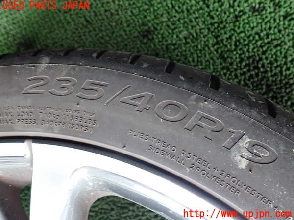 1UPJ-9241229046]プジョー・RCZ(T7R5F02)タイヤ　ホイール　1本① 235/40R19 中古_2
