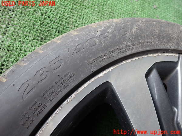1UPJ-9241229047]プジョー・RCZ(T7R5F02)タイヤ　ホイール　1本② 235/40R19 中古_2