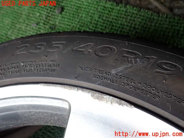1UPJ-9241229048]プジョー・RCZ(T7R5F02)タイヤ　ホイール　1本③ 235/40R19 中古_2