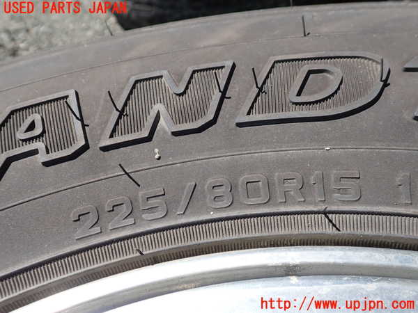 1UPJ-9241239027]デリカ スペースギア(PD6W)タイヤ　ホイール　1本② 225/80R15 中古_2