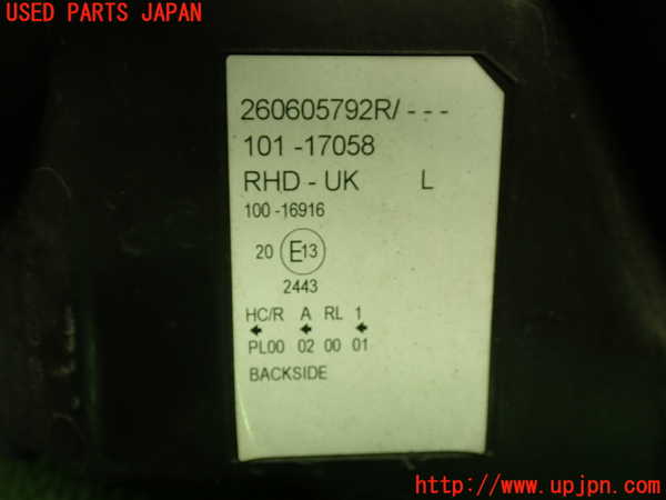 1UPJ-9241271132]ルノー・カングー(KWK4M)左ヘッドライト ハロゲン 中古_4