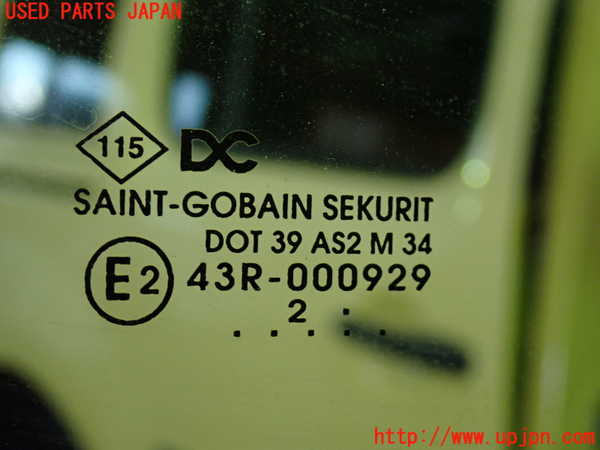 1UPJ-9241271230]ルノー・カングー(KWK4M)右前ドア SEKURIT M34 中古_5