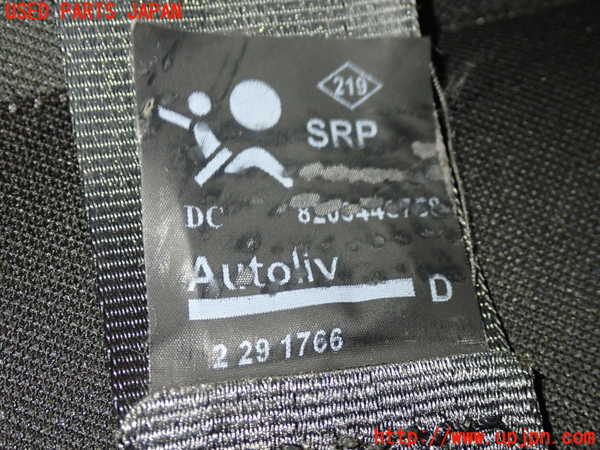 1UPJ-9241277045]ルノー・カングー(KWK4M)運転席シートベルト 中古_3