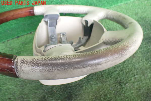 2UPJ-9241297855]リンカーン・ナビゲーター(型式不明)ステアリングホイール 中古 【ジャンク品】_2