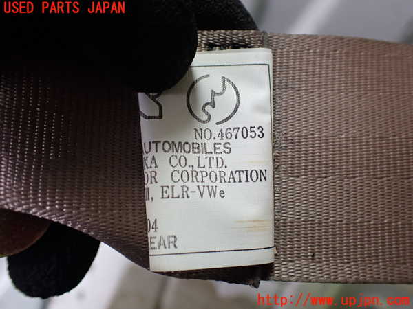 2UPJ-9241307185]セルシオ(UCF21)左2列目シートベルト 中古_4