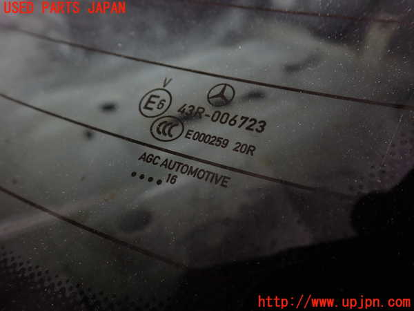 2UPJ-9241311560]ベンツ E200 W213(213042C)リアガラス 中古 AGC 43R-006723_2