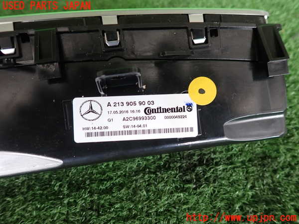 2UPJ-9241316066]ベンツ E200 W213(213042C)エアコンスイッチ1 中古_3