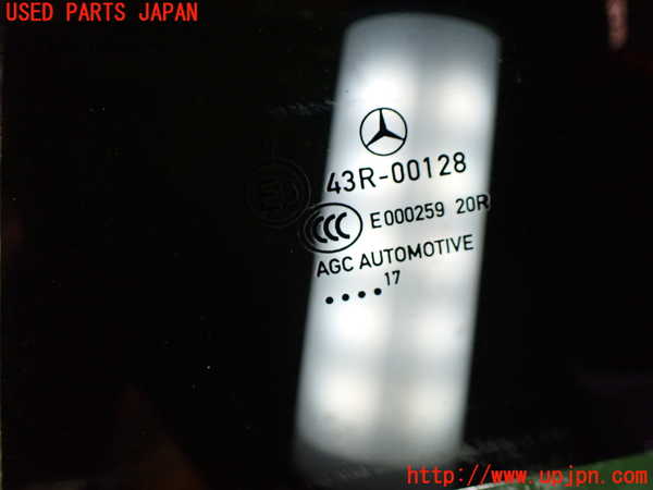 1UPJ-9241341372]ベンツ E200 クーペ(238342C)(C238)左サイドセンターガラス 中古(43R-000128)_2