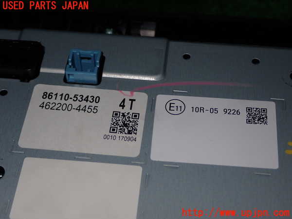 1UPJ-9241356629]レクサス・IS200t(ASE30)モニター 中古_2