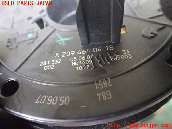 1UPJ-9241366800]ベンツ CLK350 カブリオレ(209456)(A209系)スパイラルケーブル(リール) 中古_3
