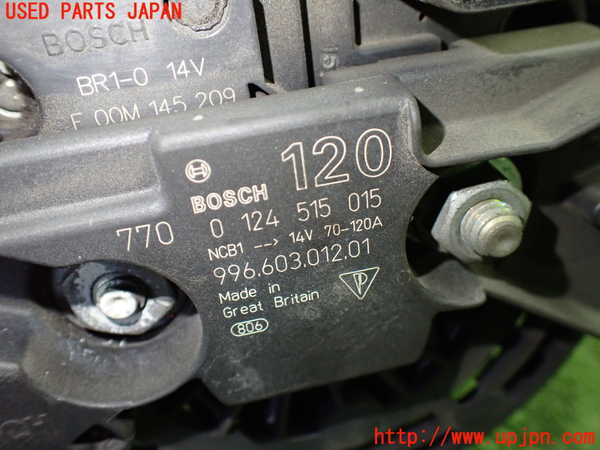 1UPJ-9241386015]ポルシェ・ボクスター(986K)オルタネーター(ダイナモ) 中古_5