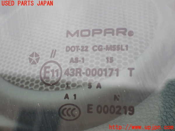 1UPJ-9241401195]ジープ・ラングラー アンリミテッド(JK36LR)フロントガラス 中古(43R-000171 M55L1)_5