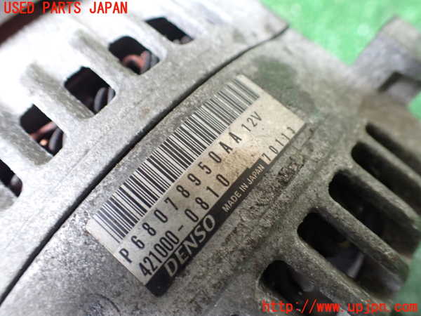 1UPJ-9241406015]ジープ・ラングラー アンリミテッド(JK36LR)オルタネーター(ダイナモ) 中古_4