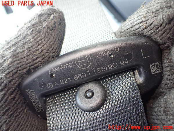 1UPJ-9241427185]ベンツ S ハイブリッド ロング(221195)(W221系)左2列目シートベルト 【左ハンドル】 中古_2