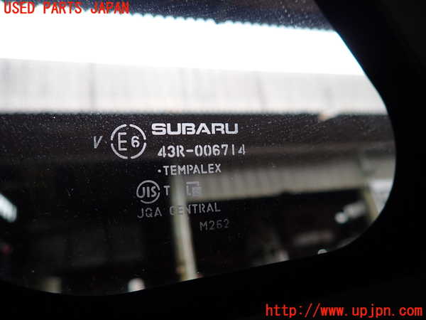 2UPJ-9241441380]インプレッサ WRX-STi C型(GVF)右クォーターガラス 中古 M262 43R-006714_3