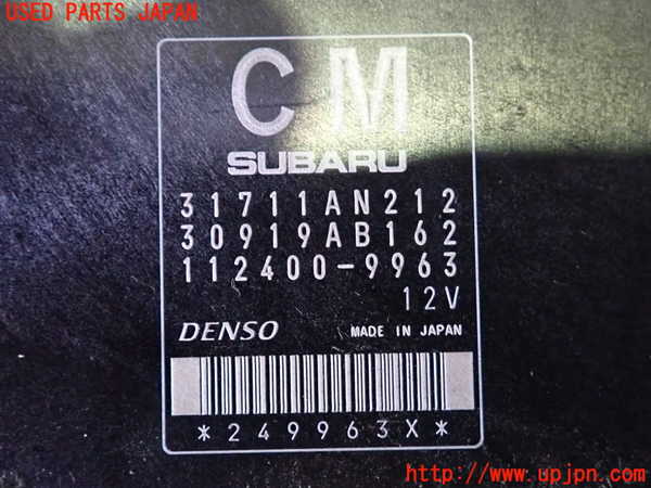 2UPJ-9241446115]インプレッサ WRX-STi C型(GVF)ミッションコンピューター 中古_3