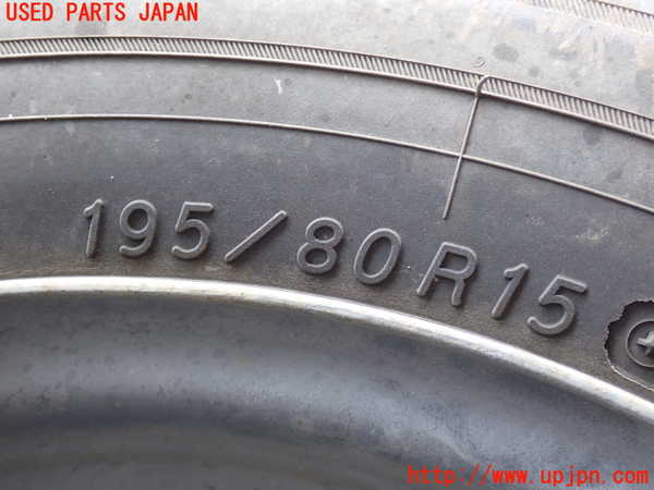 2UPJ-9241459601]NV350 キャラバン バン(VW2E26)スペアタイヤ1 中古 195/80R15_5