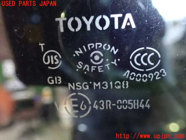1UPJ-9241461382]ヴェルファイア(AGH30W)左クォーターガラス 中古(43R-005844 M31Q8)_2