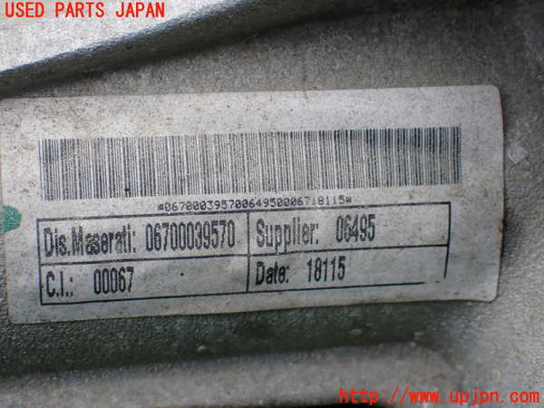 1UPJ-9241504235]マセラティ・ギブリ(MG30B)パワステギアボックス 中古_4
