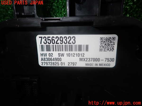 1UPJ-9241516066]アバルト・595(31214T)エアコンスイッチ1 中古_2