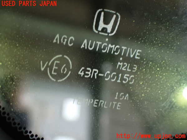 1UPJ-9241541380]シビック ハイブリッド(e：HEV)(FL4)右クォーターガラス 中古(43R-00150 M2L3)_2