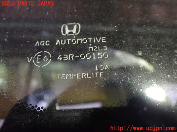 1UPJ-9241541382]シビック ハイブリッド(e：HEV)(FL4)左クォーターガラス 中古(43R-00150 M2L3)_3