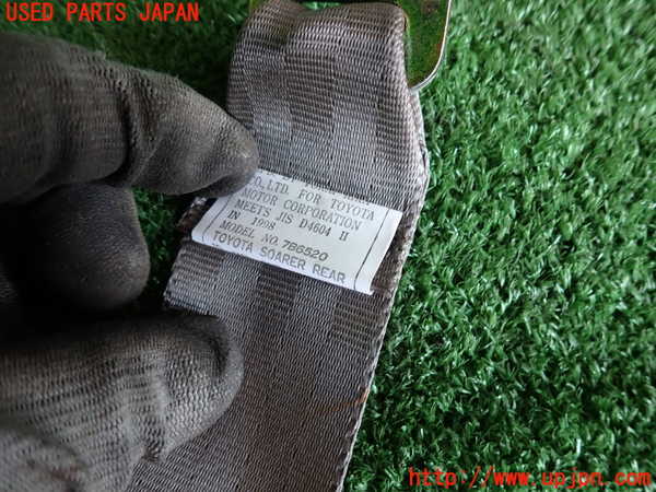 2UPJ-9241577135]ソアラ(JZZ31)真中2列目シートベルト 中古_3