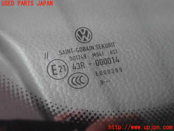 2UPJ-9241621195]VW シロッコR(13CDL)フロントガラス 中古 (SAINT-GOBAIN SEKURIT 43R-000014 M941)_3