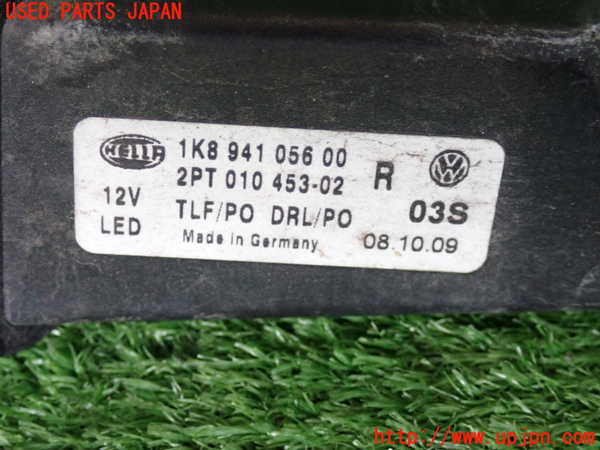 2UPJ-9241621180]VW シロッコR(13CDL)右フォグ 中古_3