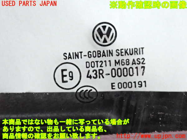 2UPJ-9241621260]VW シロッコR(13CDL)左ドア 中古 (SAINT-GOBAIN SEKURIT M68 43R-000017)_4