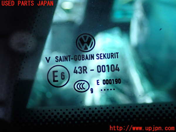 2UPJ-9241621382]VW シロッコR(13CDL)左クォーターガラス 中古 (SAINT-GOBAIN SEKURIT 43R-00104)_3
