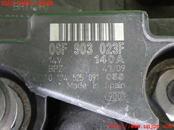 2UPJ-9241626015]VW シロッコR(13CDL)オルタネーター(ダイナモ) 中古_3