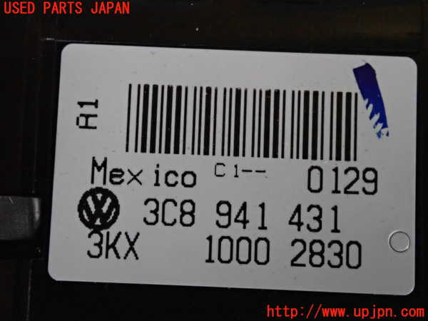 2UPJ-9241626285]VW シロッコR(13CDL)ライトスイッチ 中古_3