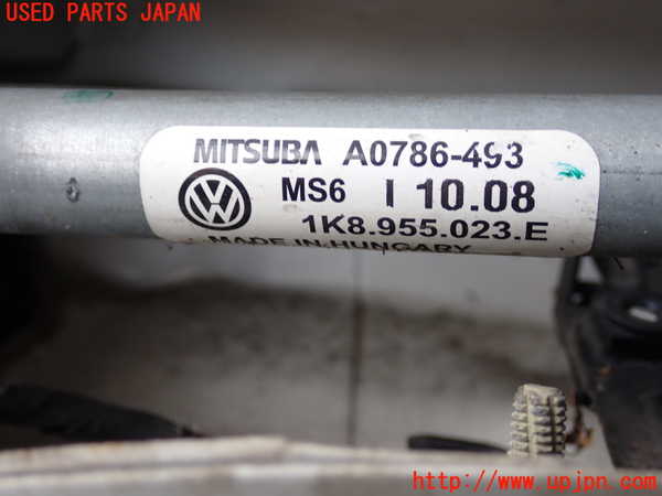 2UPJ-9241626770]VW シロッコR(13CDL)フロントワイパーモーター 中古_4