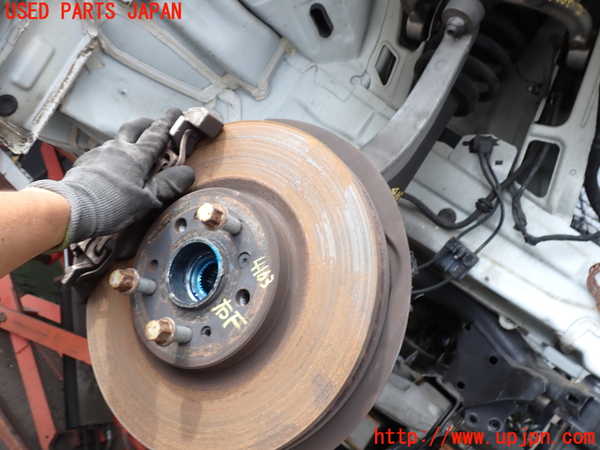 2UPJ-9241634290]ベンツ R350 4MATIC W251(251065)右フロントナックルハブ 中古_3