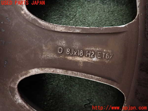 2UPJ-9241639041]ベンツ R350 4MATIC W251(251065)タイヤ　ホイール　1本① 255/55R18 中古_4