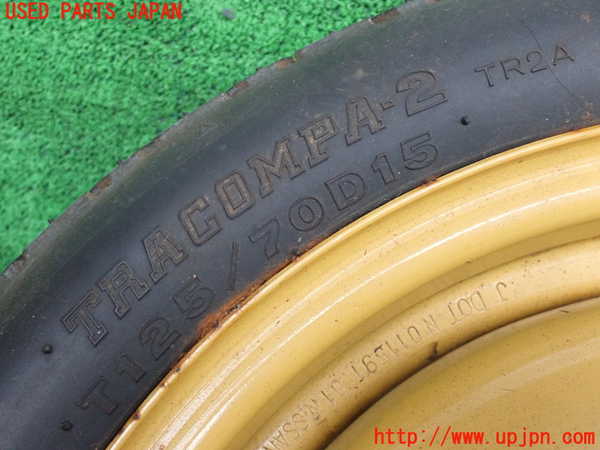2UPJ-9241649601]ブルーバード(EU12)スペアタイヤ1 中古 (T125/70D15)_3
