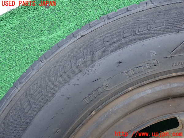 2UPJ-9241649019]ブルーバード(EU12)タイヤ　ホイール　1本④ 185/70R13 中古_2
