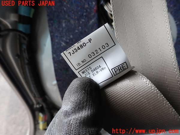 2UPJ-9241667155]セルシオ(UCF30)右2列目シートベルト 中古_2