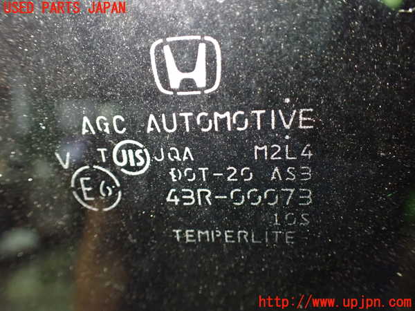 1UPJ-9241681382]オデッセイ(RC1)左クォーターガラス 中古(43R-00073 M2L4)_2